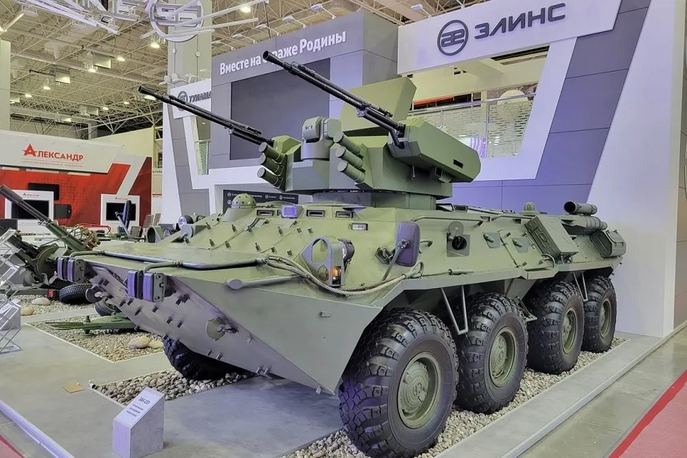 【有片】反制無人機威脅成Army 2023論壇顯學　俄展出ZAK-23E自走防砲車