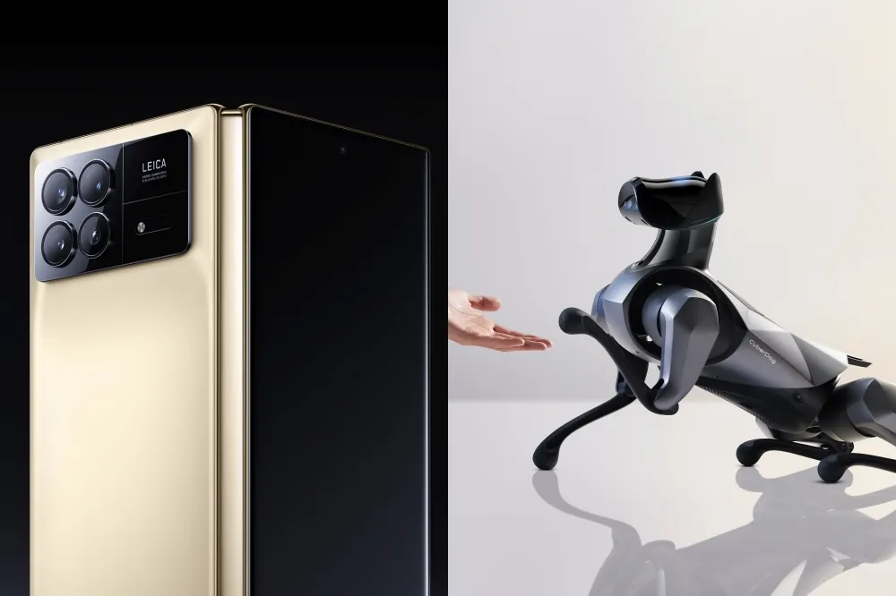 小米摺疊手機 Xiaomi MIX Fold 3 使用龍骨轉軸更輕薄、搭載徠卡四鏡頭　CyberDog 2 機器狗同步亮相
