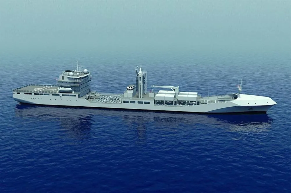 【有片】德國新造Type 707型加油補給艦舉行龍骨鋪設儀式　提升未來遠航巡弋能量