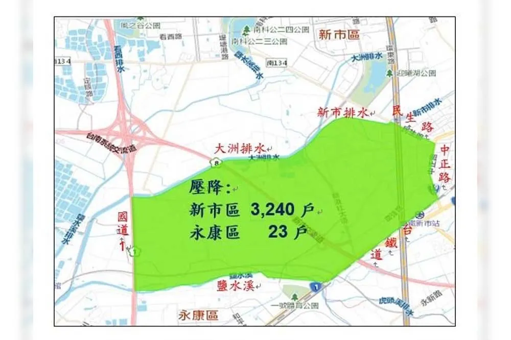 記得儲水！台南新市、永康31日停水23小時　3263戶受影響
