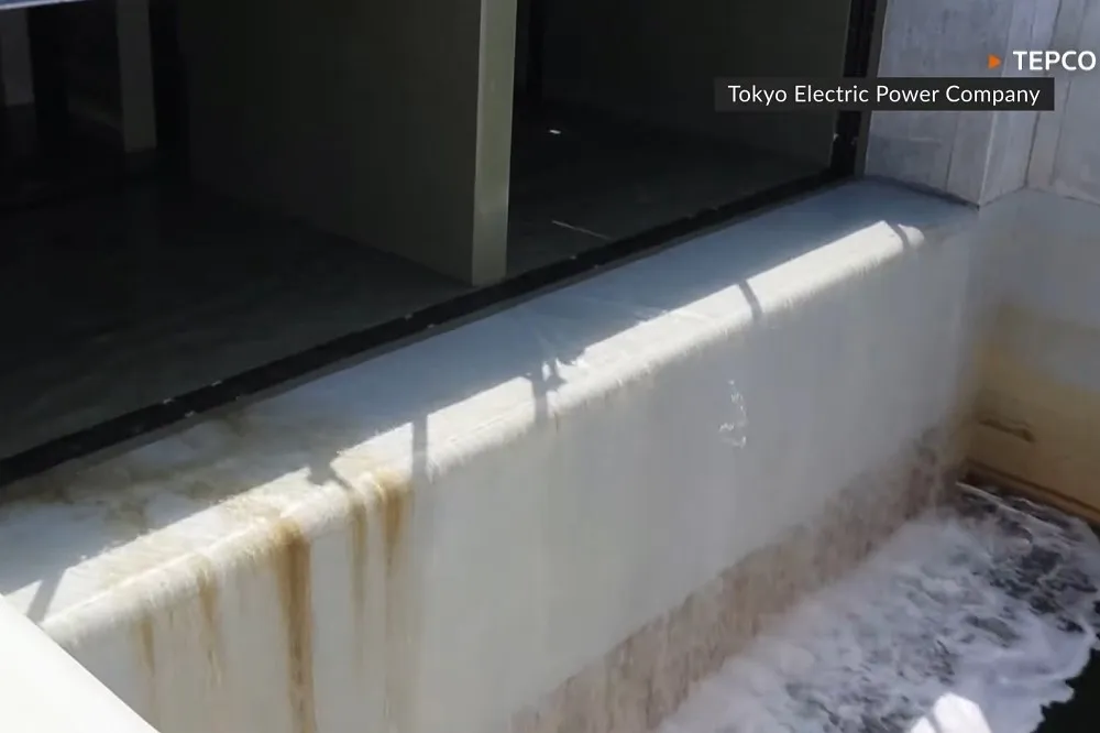【有片】東電公布海水含氚濃度檢測結果　首曝核廢水排放畫面