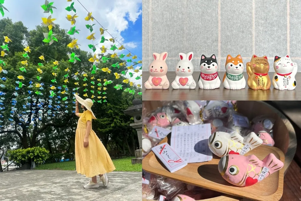 桃園神社「彩虹風車海」期間限定超夢幻！超萌動物御神籤、開運達摩可愛必收