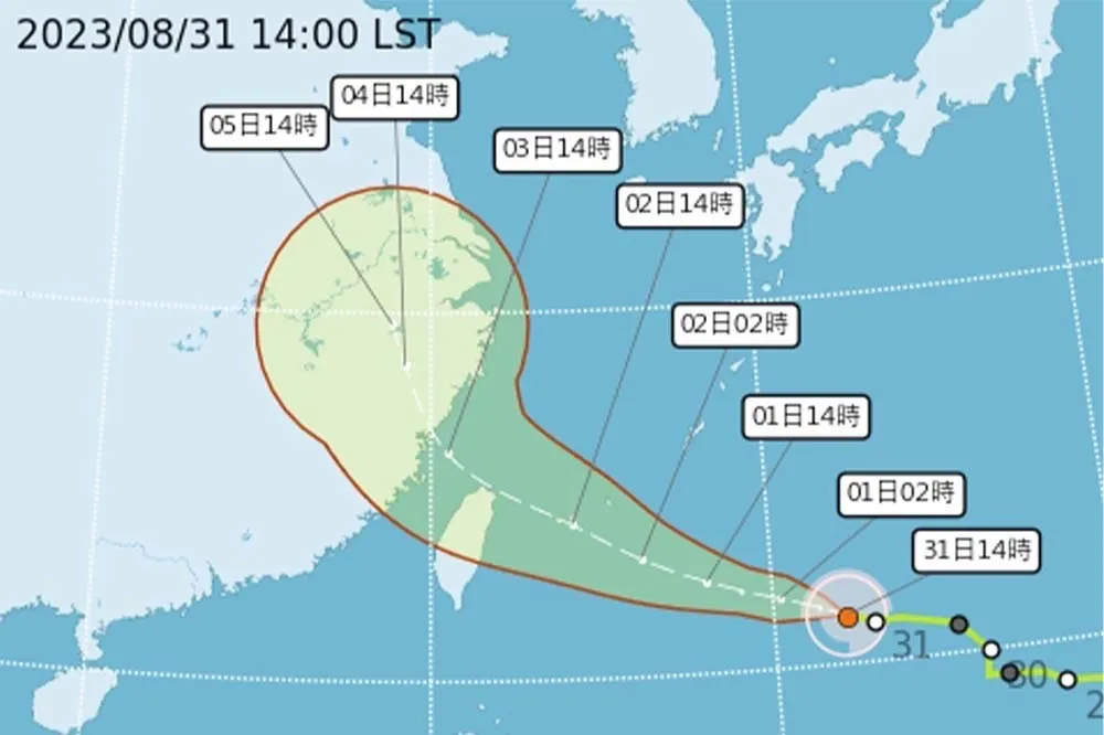 海葵持續南偏「最快明下午變天」　北台灣放颱風假機率曝光