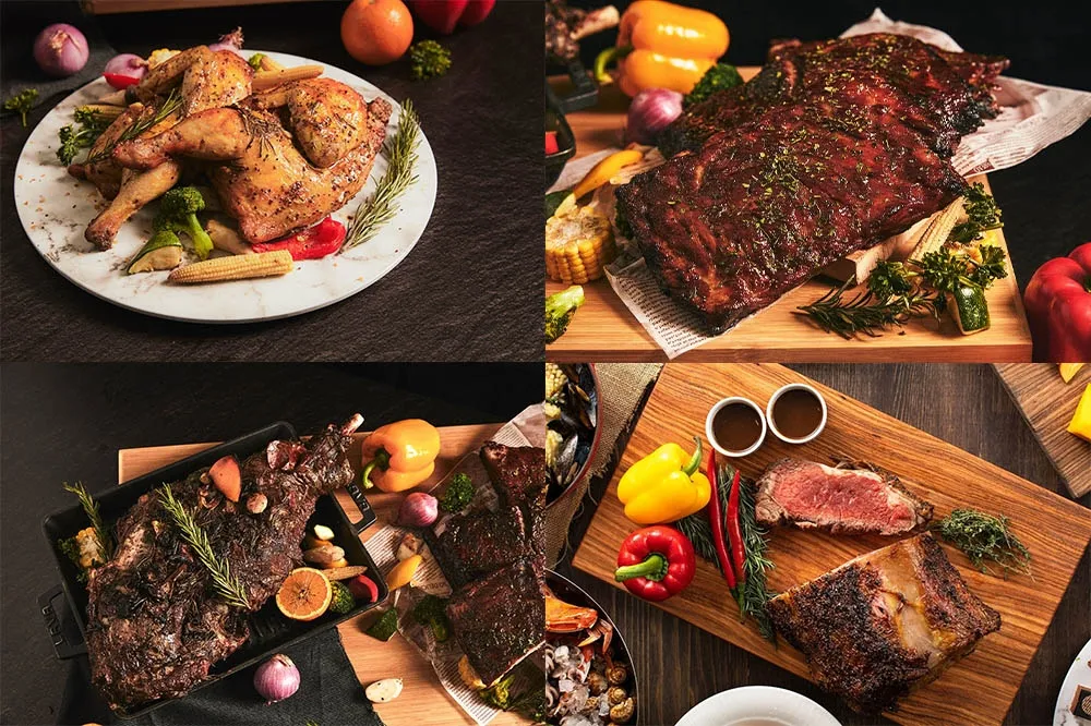 飯店烤肉吃到飽 75 折！新板希爾頓酒店「異國燒烤 BBQ 吃到飽」中秋限定　雞豬羊牛都有