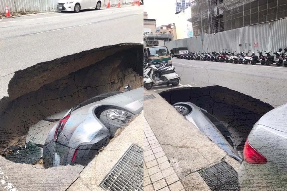 【竹北天坑案】竹縣工務處長收賄遭收押　住家水管藏千萬塞到滿出來