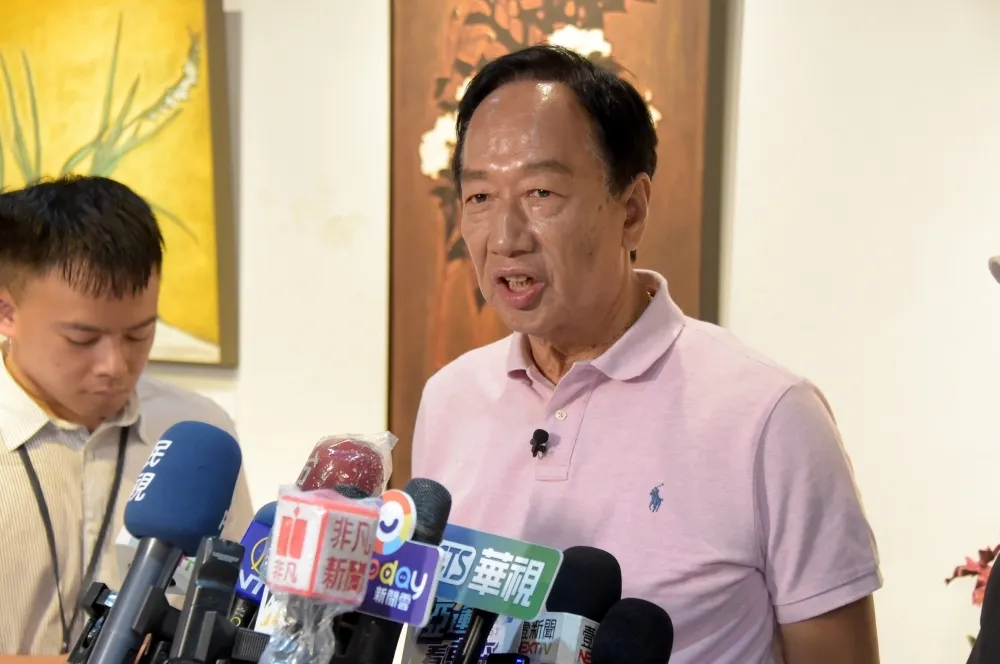 關切大直民宅塌陷案　郭台銘：只有我敢對建商大小聲