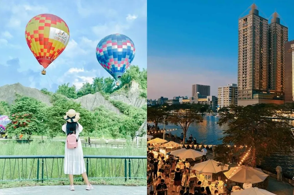2023 高雄熱氣球登場！月世界、愛河兩地都有繫留體驗　入夜賞絕美光影秀