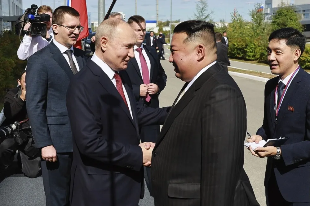 【有片】普丁、金正恩遠東地區火箭發射場會面　雙方各取所需意味濃