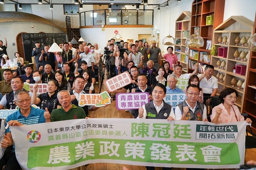做農民後盾 陳冠廷提八大農業政策力促升級