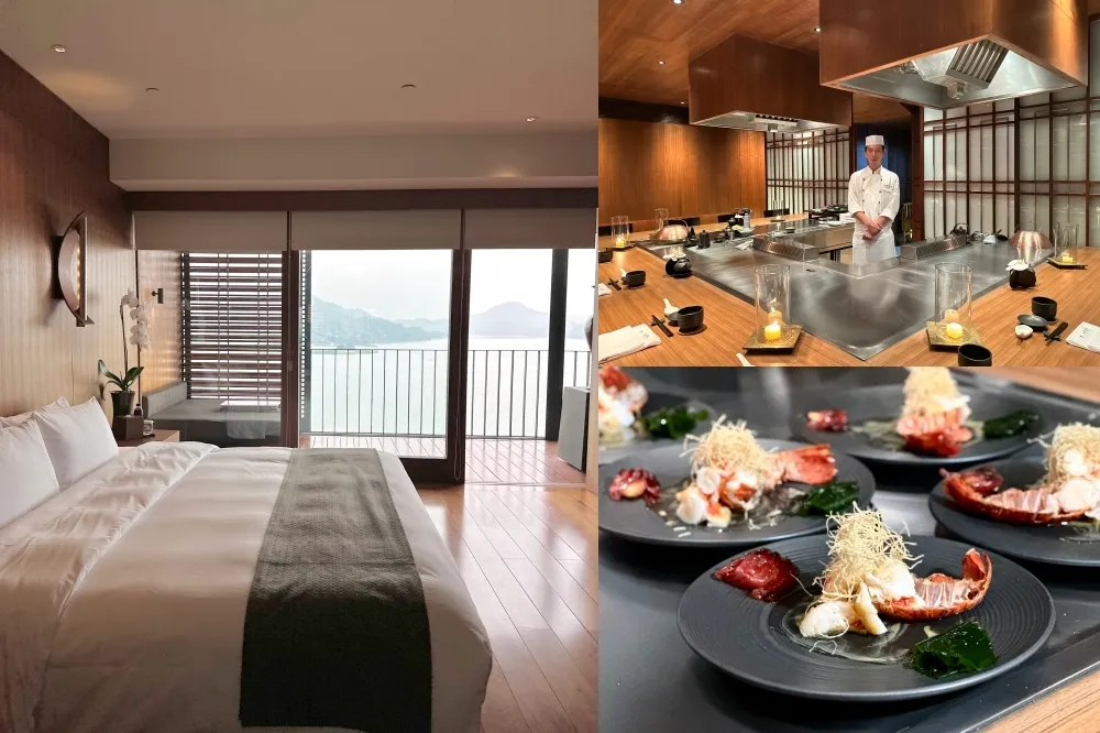 【有片】涵碧樓推秋季一泊二食！全新鐵板燒吃得到龍蝦　住湖景房美拍無邊際泳池
