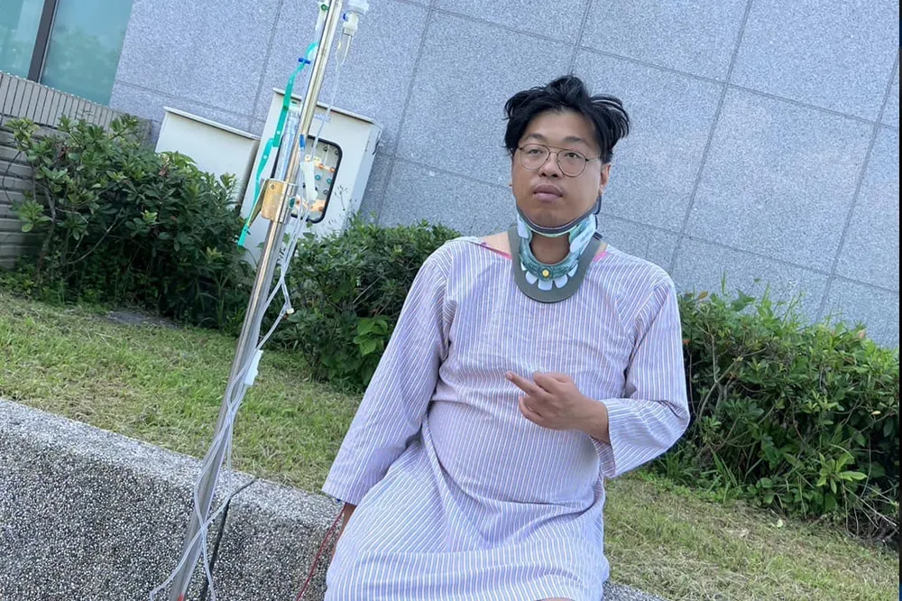 真的命大！基隆東跳水緊急送醫「想到小孩淚崩」，感慨運氣好否則恐「半身不遂」