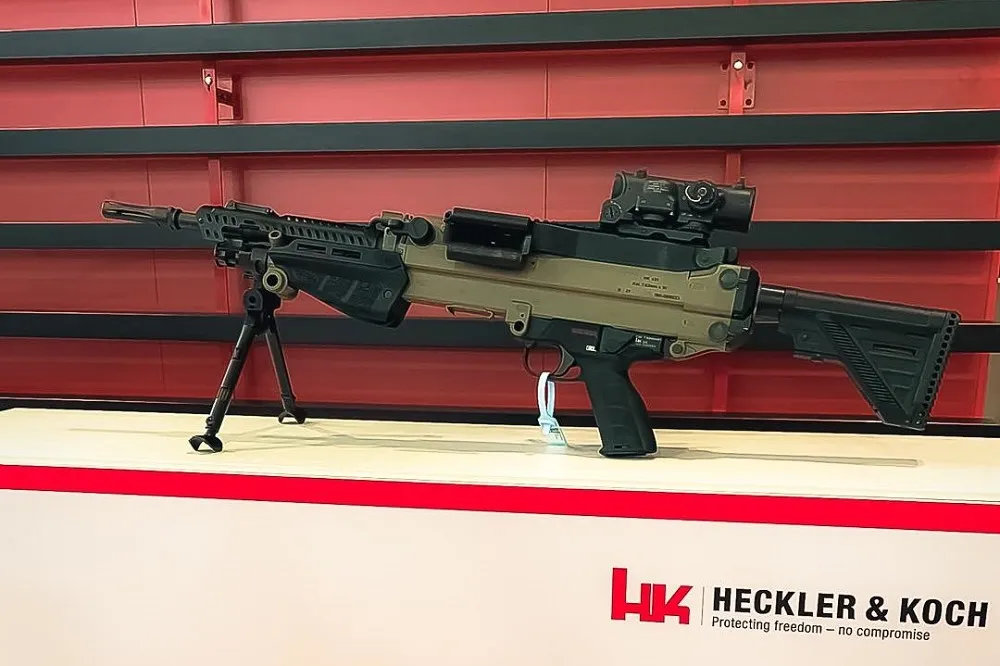 【倫敦DSEI防展】HK公司展出新型HK421通用機槍　較現役MG5大幅減重