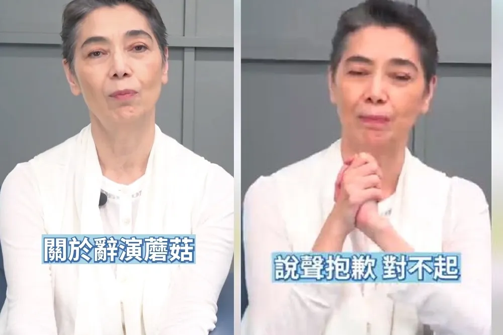 辭演舞台劇《蘑菇》賴佩霞發片道歉　否認在台自稱是心理師