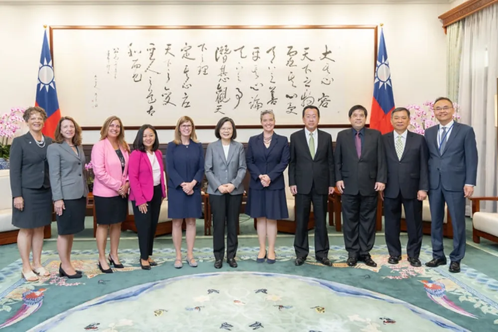 美商務部副部長率團來訪　蔡英文：台美共同強化網路安全提升資安