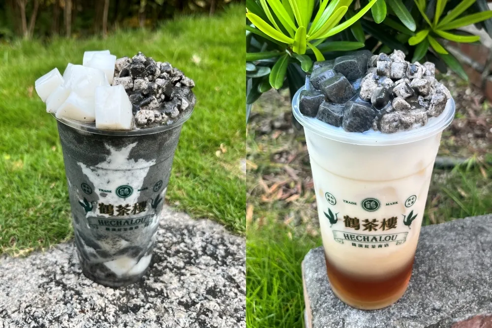 鶴茶樓第二杯半價！「芝麻粉角」新登場　同步推「杏冰樂」、「思鶴冰」等四款芝麻滿料手搖飲