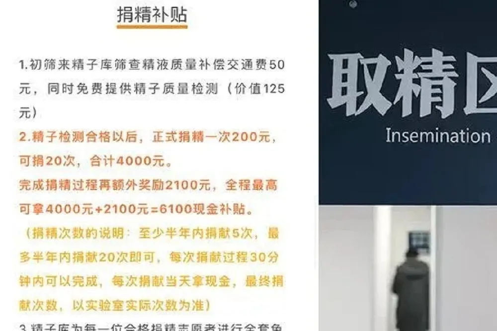 河南人類精子庫辦比賽拼「精液品質」　網諷騙大學生捐精