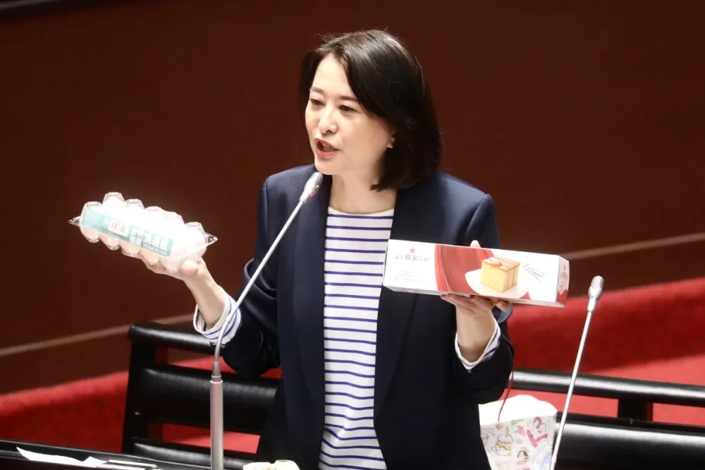 藍委要求校園、國軍禁用進口蛋　王鴻薇：應追查陳吉仲及林聰賢刑事責任