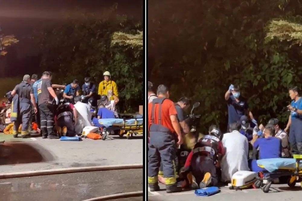 跟死神拔河！屏東科學園區氣爆1死96傷　醫師現場跪地搶救  