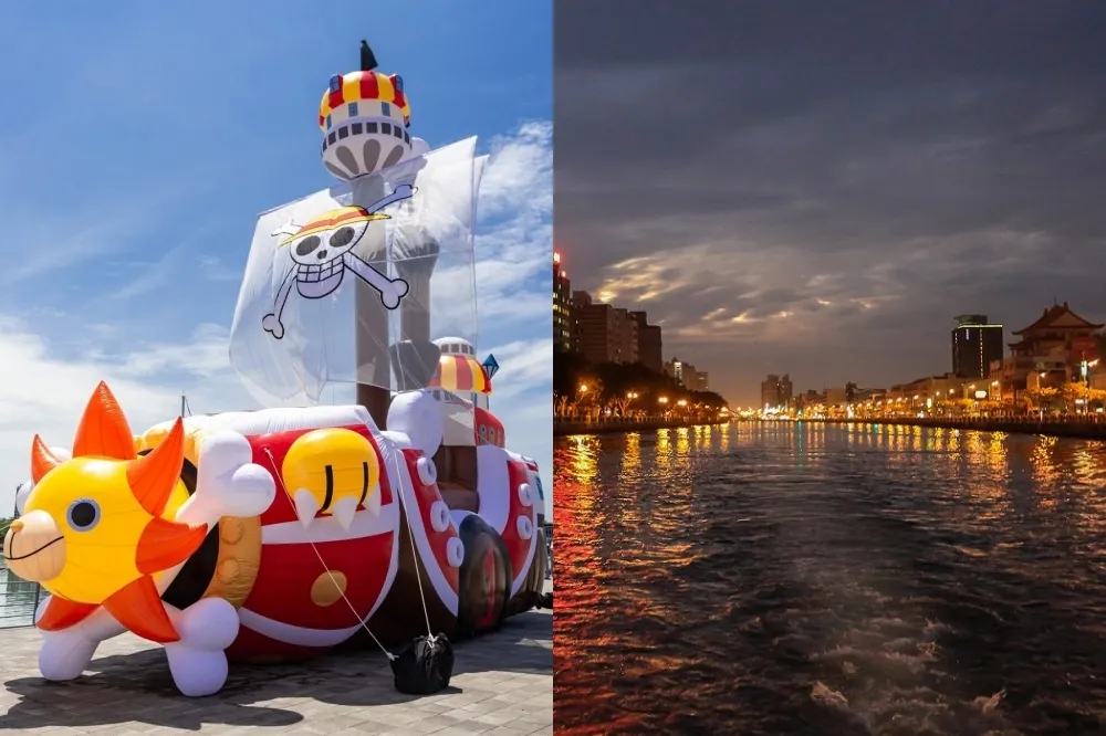 中秋連假台南旅遊攻略！朝聖「ONE PIECE 海潮慶典」　搭安平運河遊船賞月