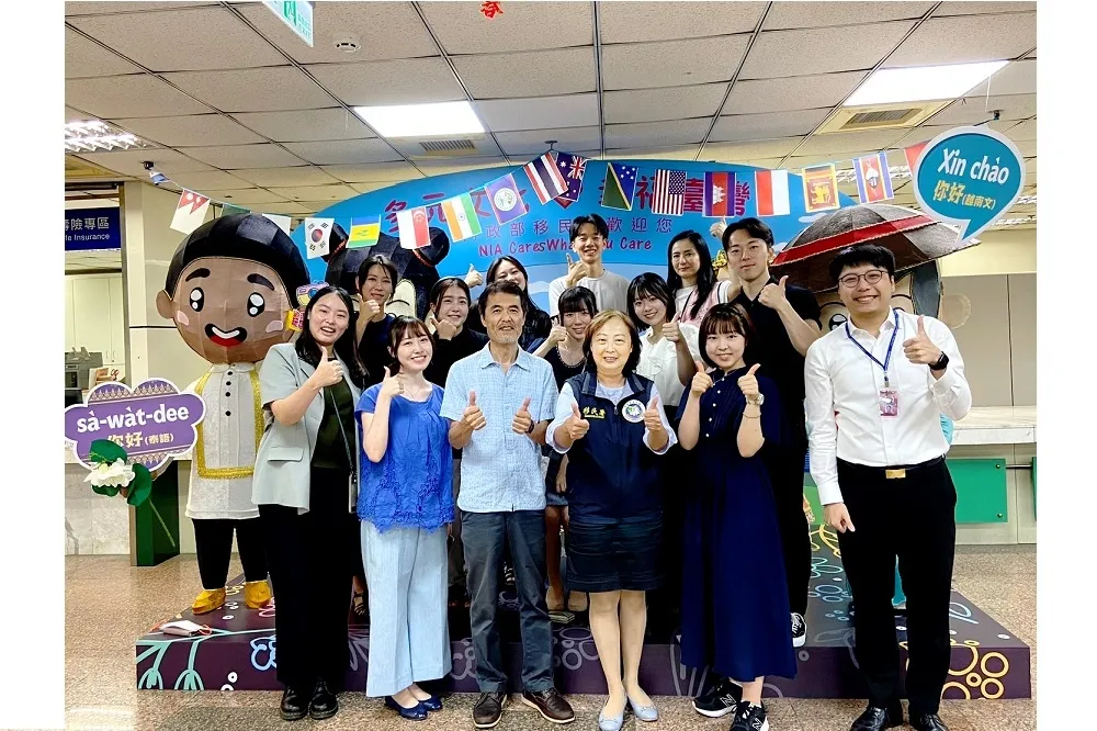 新住民輔導經驗交流　明治大學率團參訪移民署 