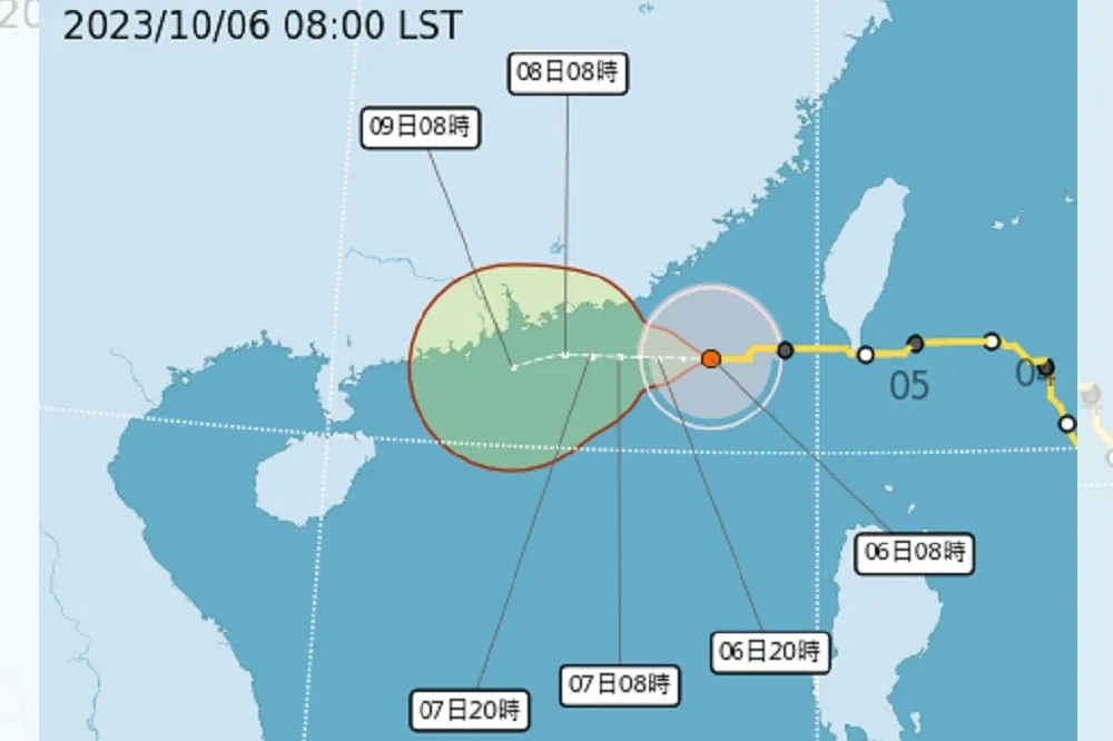 中颱小犬11:30解除海警　「2個縣市」大豪雨須注意