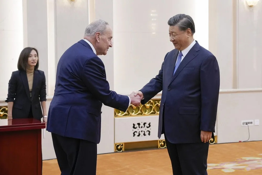 美參院民主黨領袖舒默會見習近平　對北京當局未明確支持以色列表失望