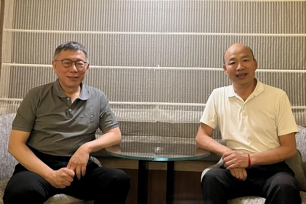 國慶前夕韓國瑜、柯文哲見面了　韓談整合盼侯柯郭「能用小我、凝聚大我」