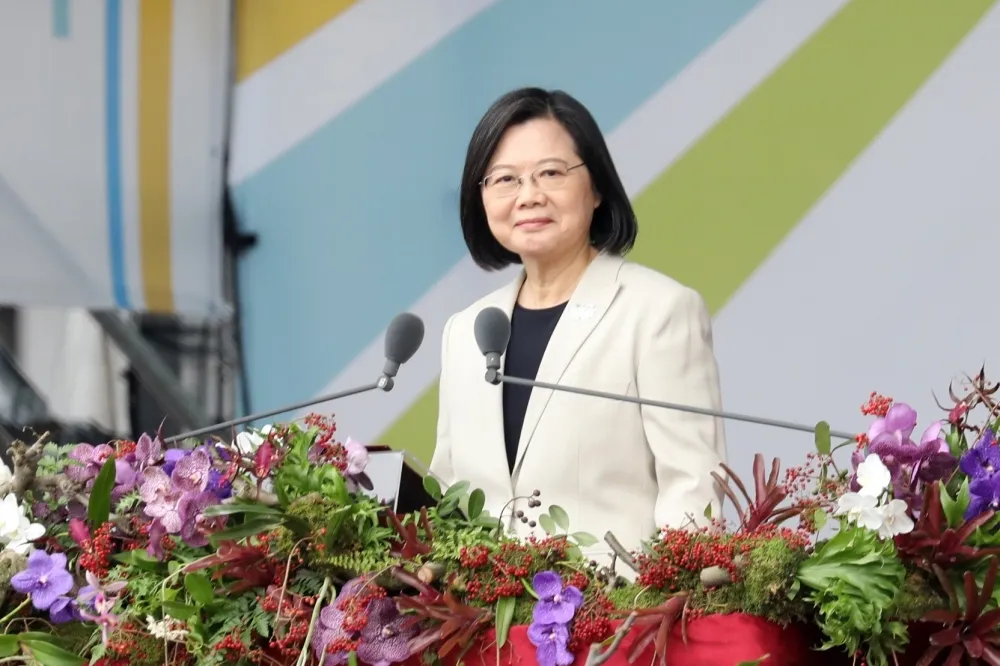 任內最後一次國慶演說　蔡英文：讓世界因為台灣而更好