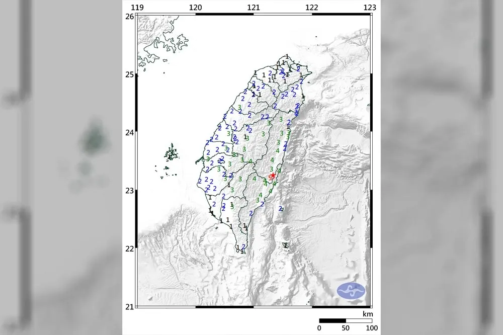 【快訊】花東發生規模5.8淺層地震　全台「超大力一直晃」超過10秒　