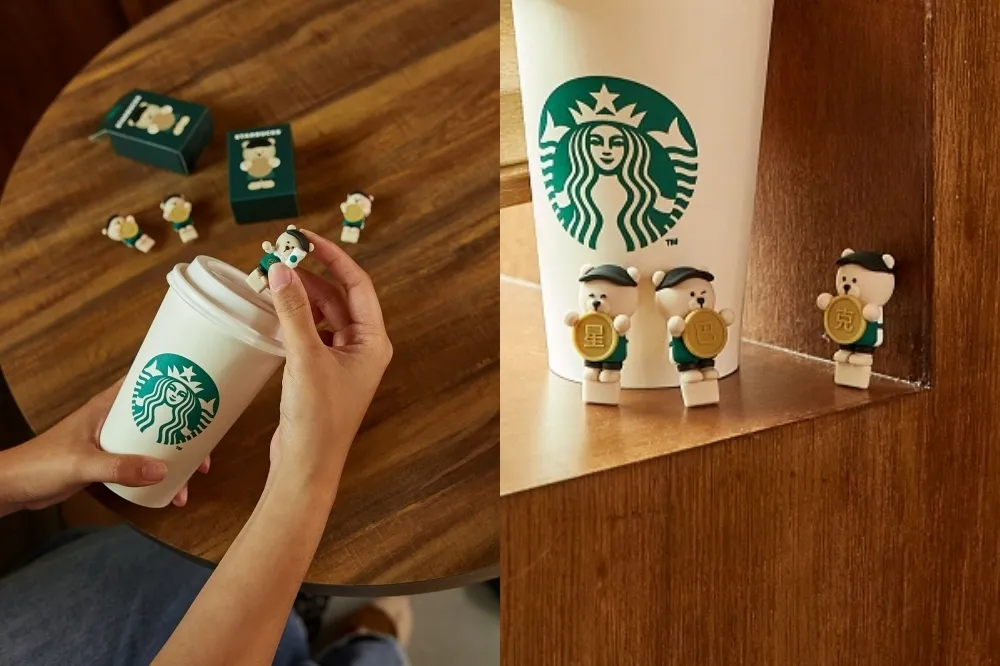 星巴克買一送一至 10 月底！消費滿額送「歡慶 Bearista 小熊杯塞」