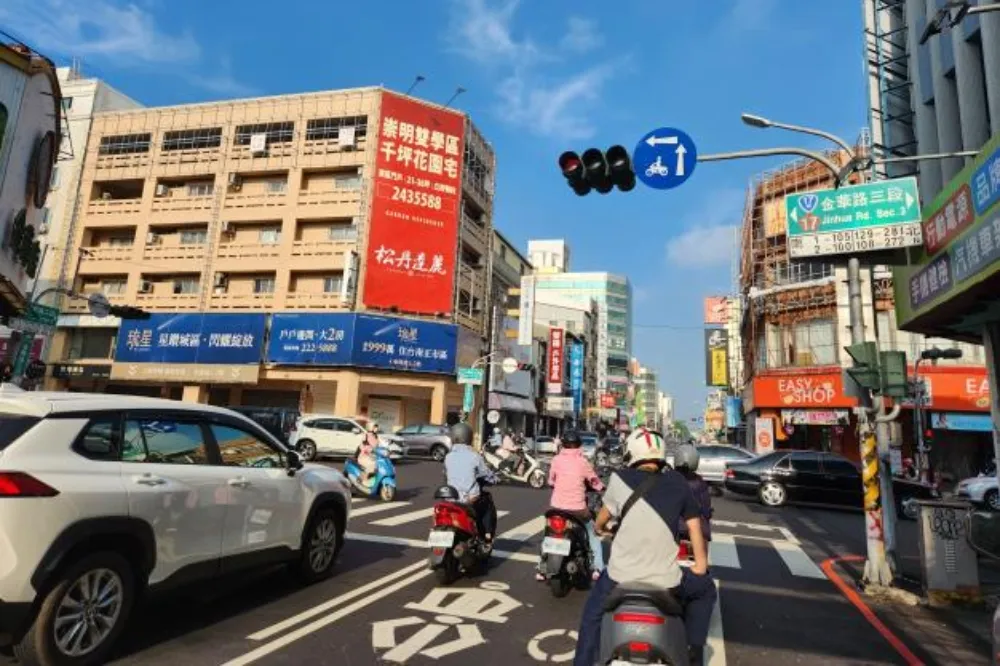 台南2路段取消機車兩段式左轉　28日起試辦半年
