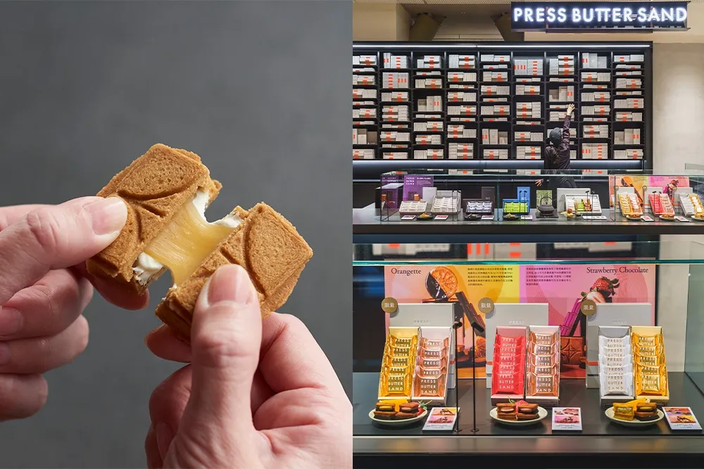 日本伴手禮「PRESS BUTTER SAND」台灣旗艦店開幕！東京車站現烤餅乾完美還原、秒殺口味限定發售