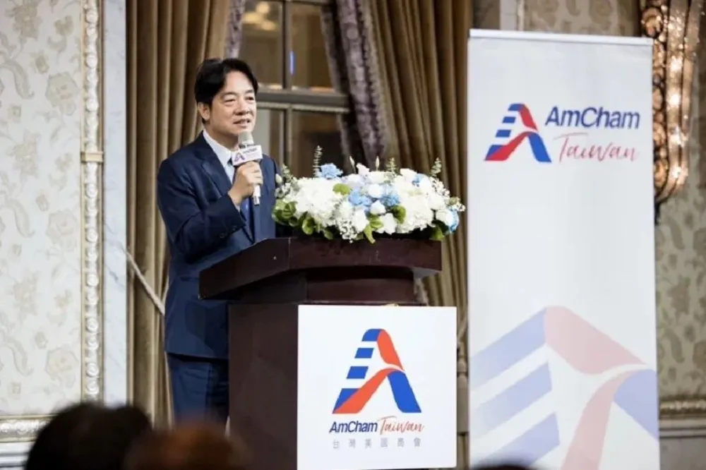 出席美國商會午餐會演講　賴清德：台灣供電會越來越穩定
