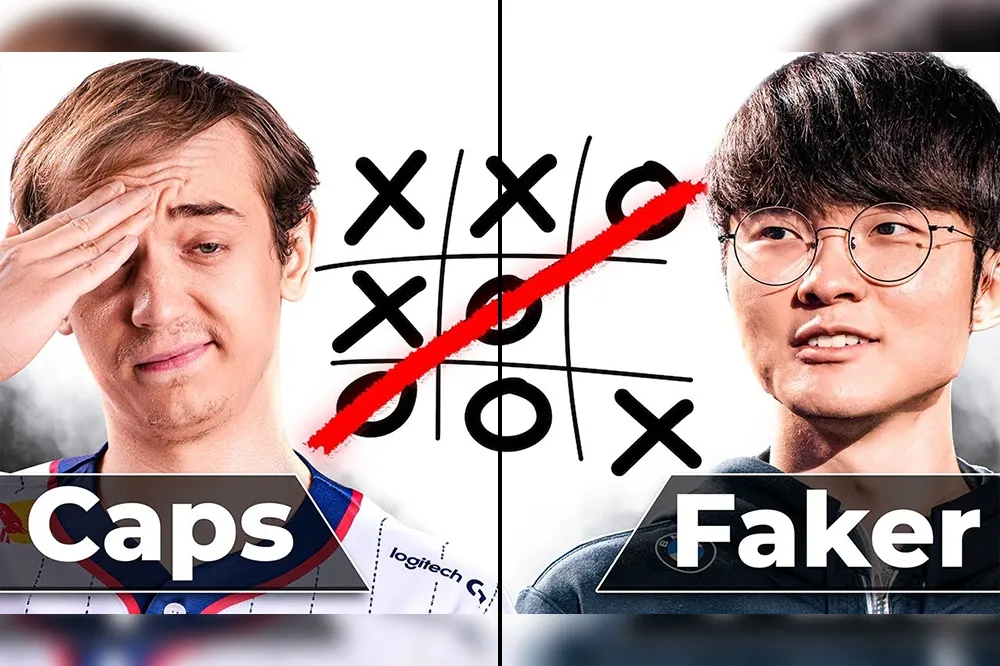 仙人掌魔王《英雄聯盟》Faker與Caps正面單挑，不過比的是「圈圈叉叉」！
