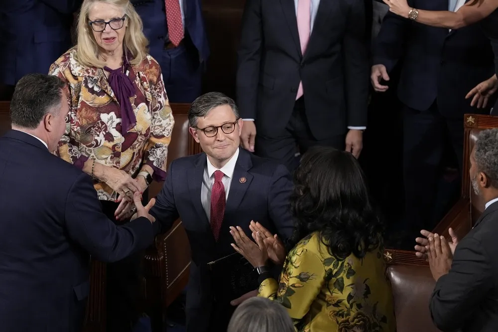 強生上任議長   美眾院火速通過決議聲援以色列、籲哈瑪斯放人
