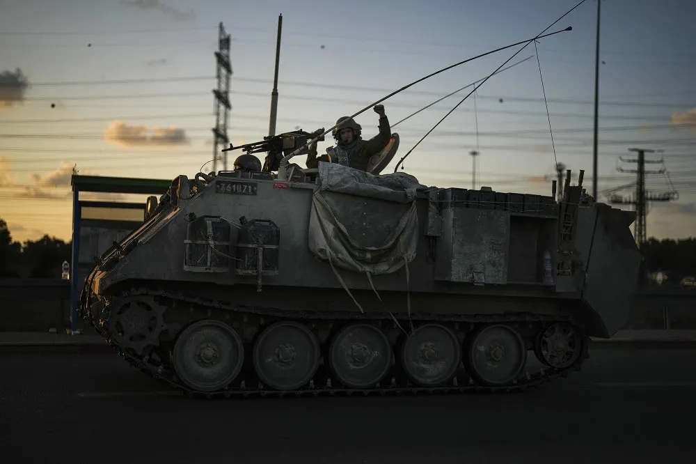 【有片】戰車、裝甲車齊發　以軍大舉掃蕩加薩北部哈瑪斯據點