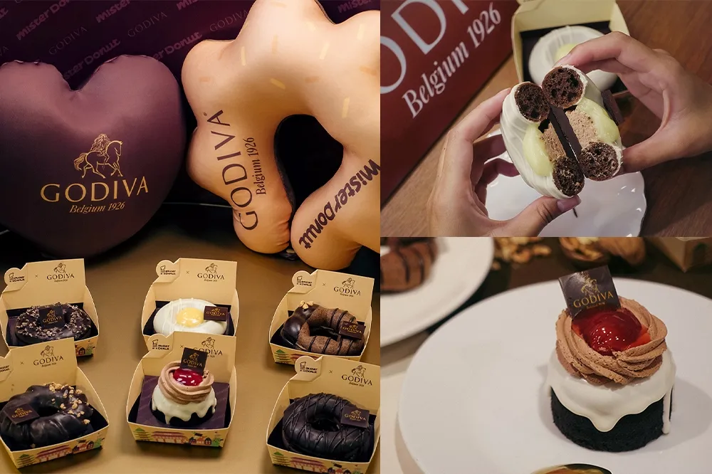 【有片】Mister Donut「Godiva 甜甜圈」買 6 送 3 要筆記！新品熔岩蛋糕、荷包蛋甜甜圈欠打卡