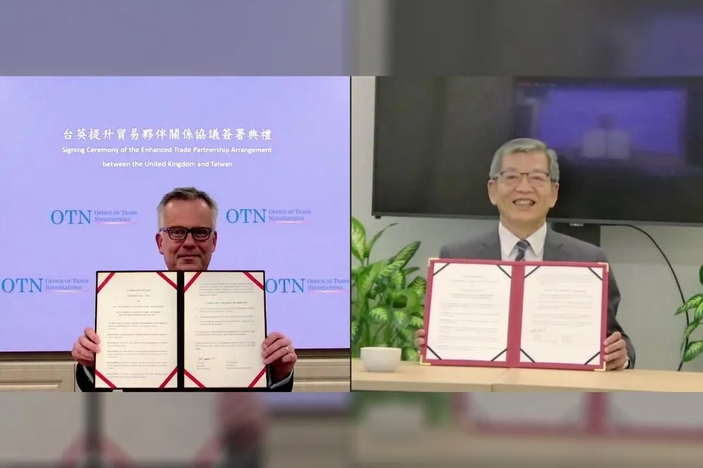 台英簽署ETP啟動再生能源等3大談判　鄧振中：對台加入CPTPP具意義