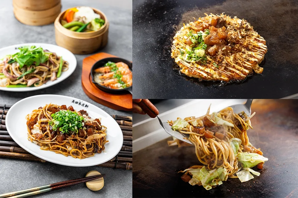 【完整菜單】日本必吃炒麵「長田本庄軒」來台灣了！開幕抽買一送一　日本大阪燒、歐姆蛋炒麵必吃
