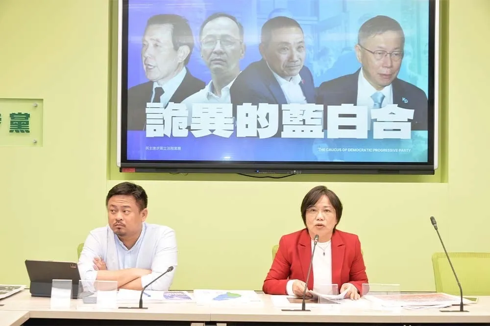 批柯文哲是「背叛政治」　綠委質疑：藍白詭異組合背後有力量搓合