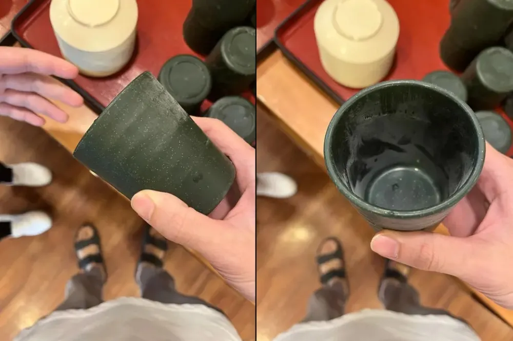 藏壽司水杯出現白色粉末　店員冷回「漂白水消毒後沒擦」讓人氣炸