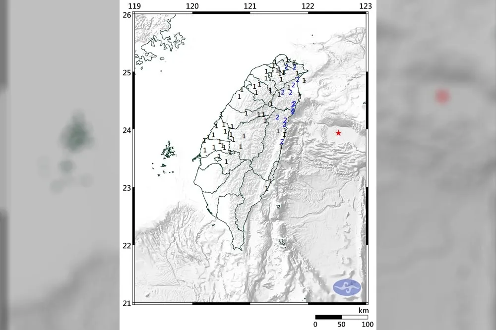 【快訊】花蓮外海地牛翻身！地震規模5.4　雙北連搖逾20秒