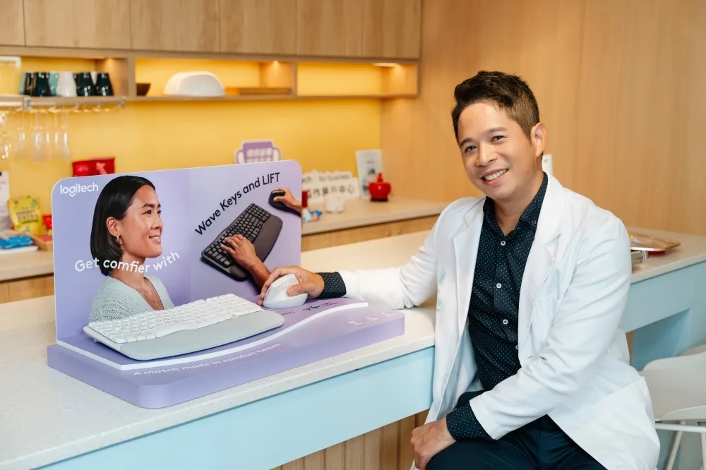 限時 3 天下殺 54 折！Logitech 羅技全新推出「Wave Keys 人體工學鍵盤」　復健科醫師教你如何改善電腦手