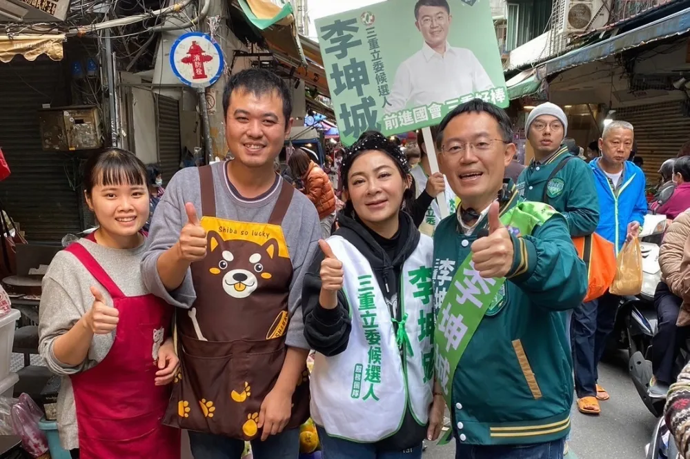 保庇天后王彩樺加持李坤城　期盼能更上一層樓當選立委