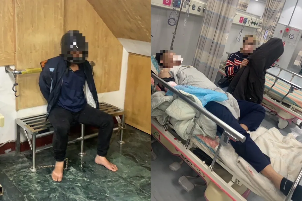 【濺血片】莽男死賴在朋友家不離開　暴走揮美工刀襲警
