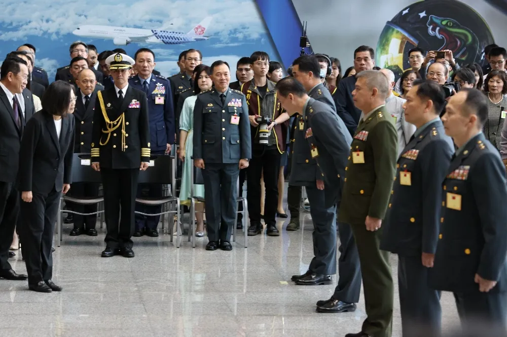 國軍26將官晉任　蔡英文細數政績期勉扮演國防現代化關鍵角色