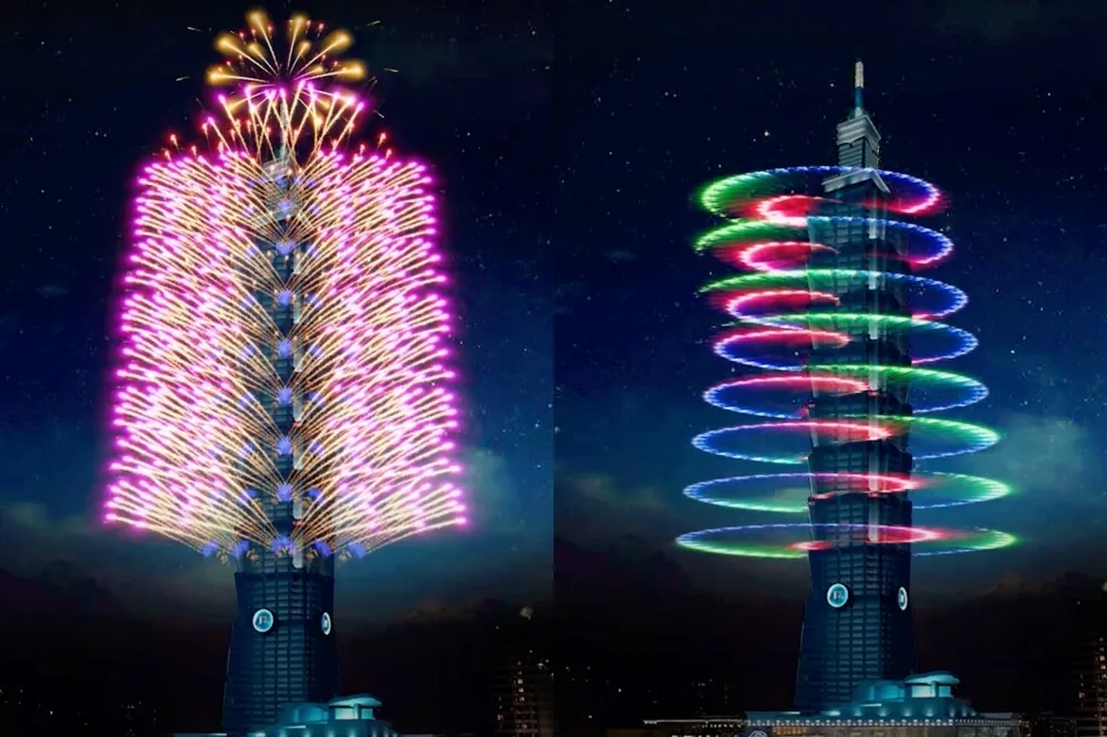 台北 101 跨年煙火搶先看！首度採用日本彩色煙火　300 秒璀璨表演迎接 2024