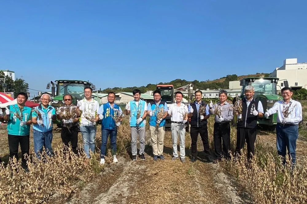 台中市農會190公頃稻田轉作國產大豆　475公噸豐收新鮮上市
