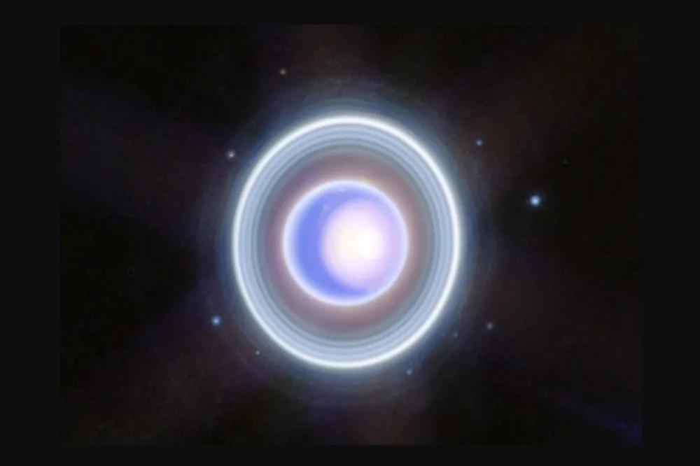 光環耀眼！天王星新影像　韋伯望遠鏡揭神秘面紗