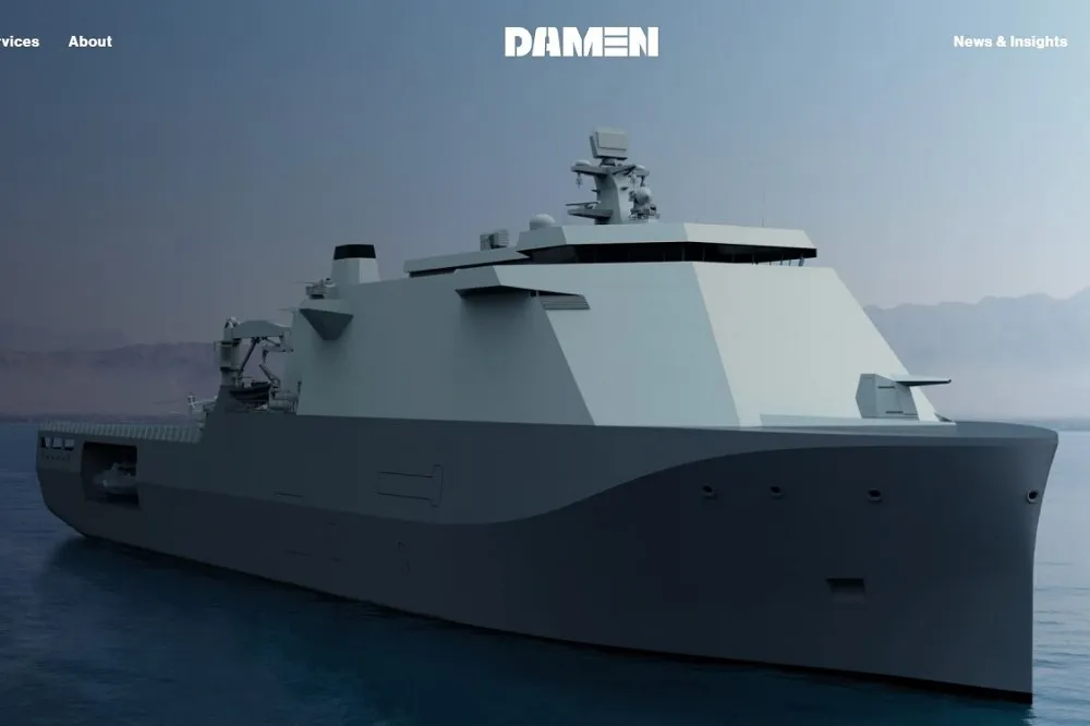 【有片】針對英國、荷蘭兩棲登陸聯合需求　達門推銷Enforcer模組化船塢登陸艦
